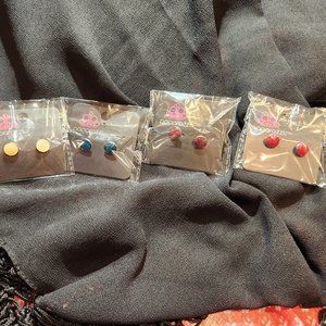 4 Earrings Set Shimmer Earrings